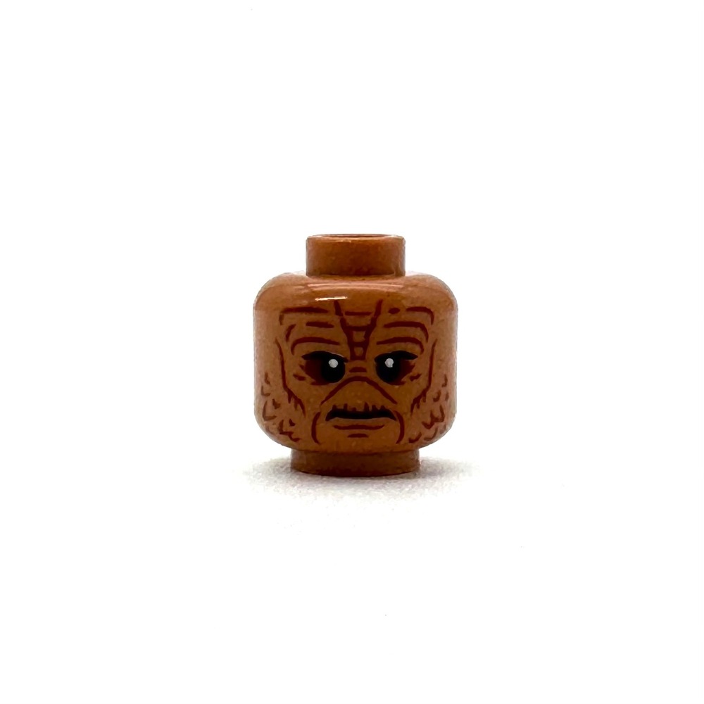 LEGO‎ Minifig Head Star Wars Weequay Guard sw1197 Replacement Part